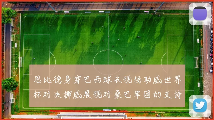 恩比德身穿巴西球衣现场助威世界杯对决挪威展现对桑巴军团的支持